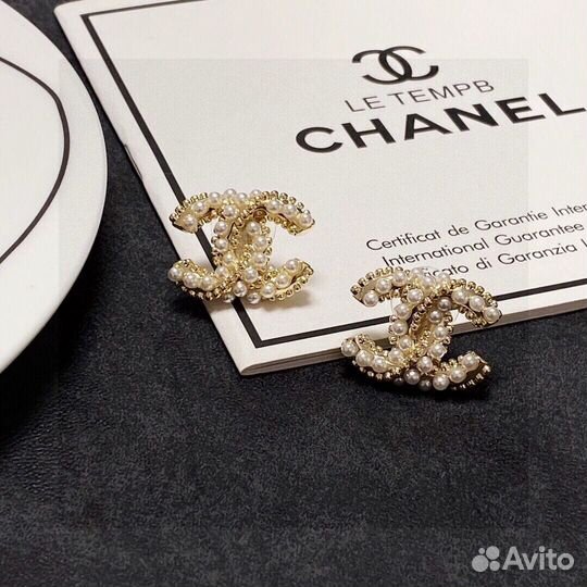 Серьги Chanel