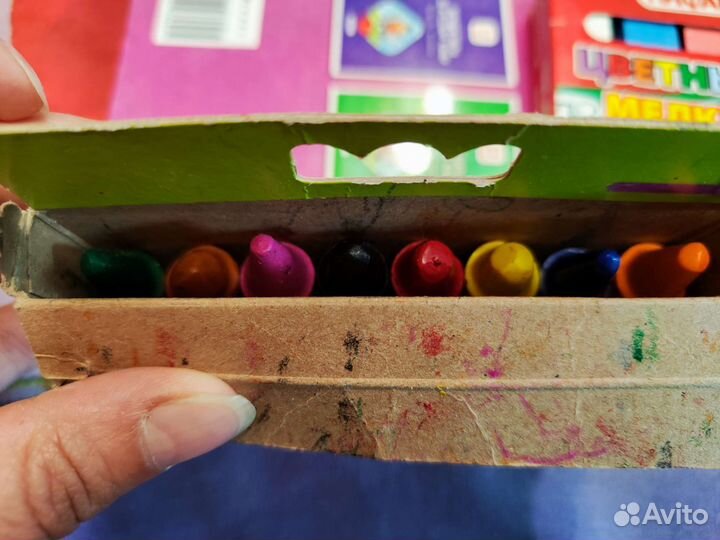 Цветные и восковые мелки