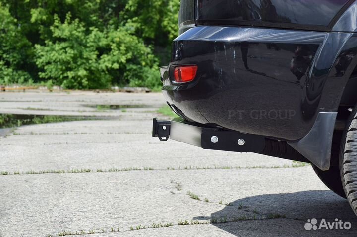 Фаркоп под квадрат Haval H5 с Нерж. накладкой