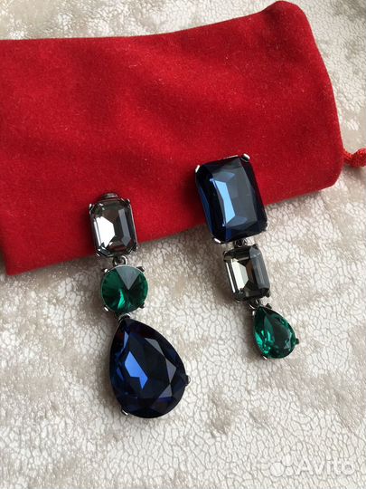 Великолепные серьги клипсы Oscar de la Renta