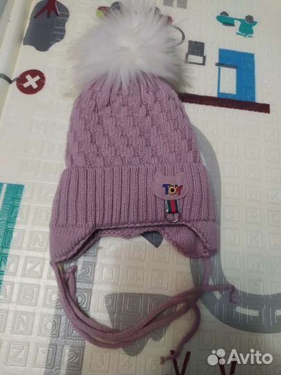 Шапка утеплённая для девочки
