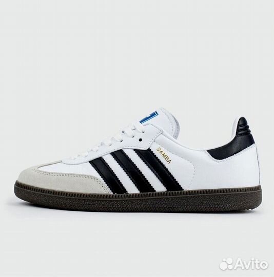 Кроссовки Adidas Samba OG Black / White new оригинальное качество