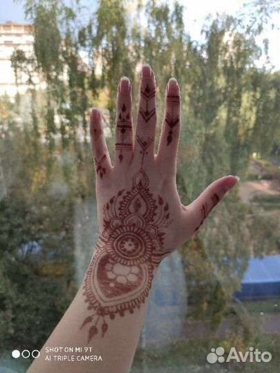 Мехенди, роспись хной, временные тату
