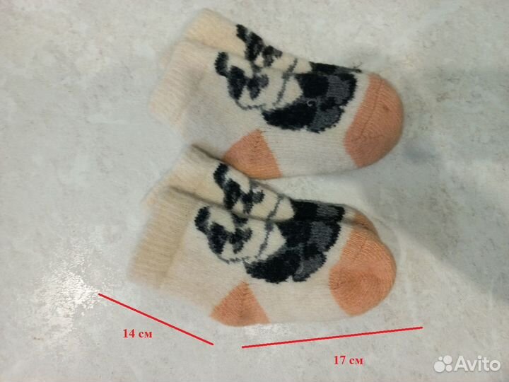 Носки шерстяные ангора женские детские