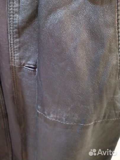 Кожаный плащ