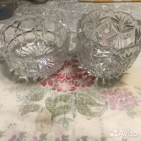 Посуда из хрусталя и Термос металл