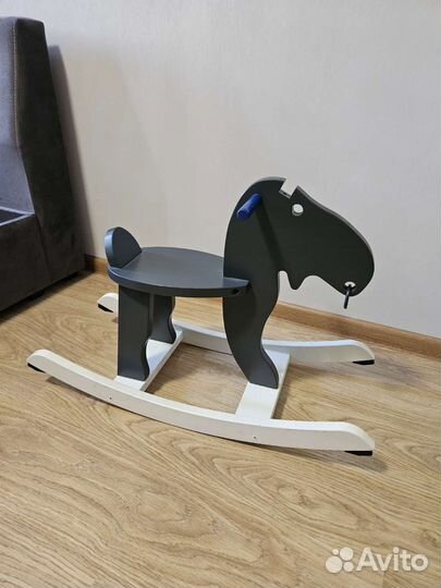 Деревянная каталка лошадка IKEA