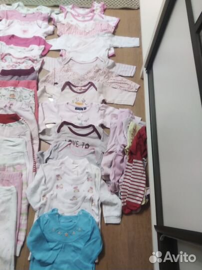 Вещи пакетом на девочку 68-74