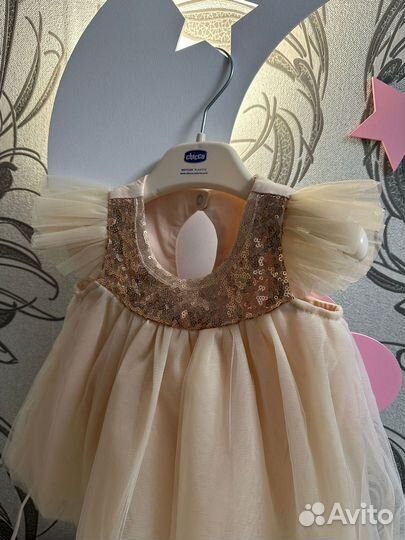 Платье праздничное для девочки 62-68