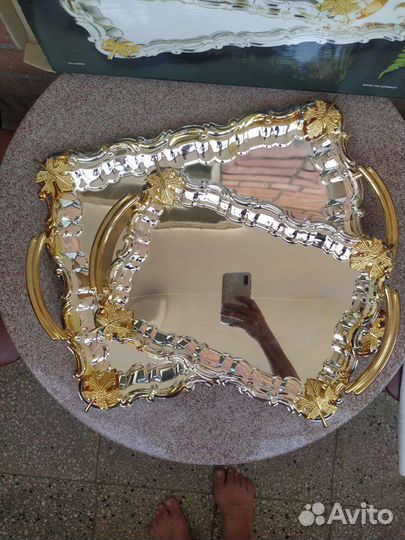 Набор сервировочных подносов Германия новый