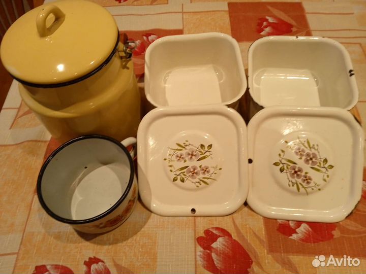 Эмалированная посуда СССР