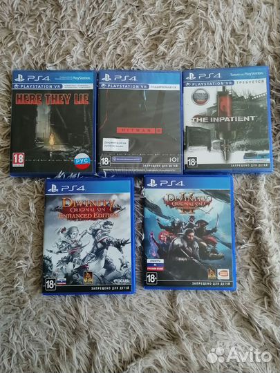 Диски на ps4 редкие