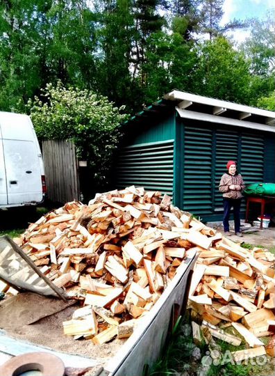 Дрова береза нарубленные