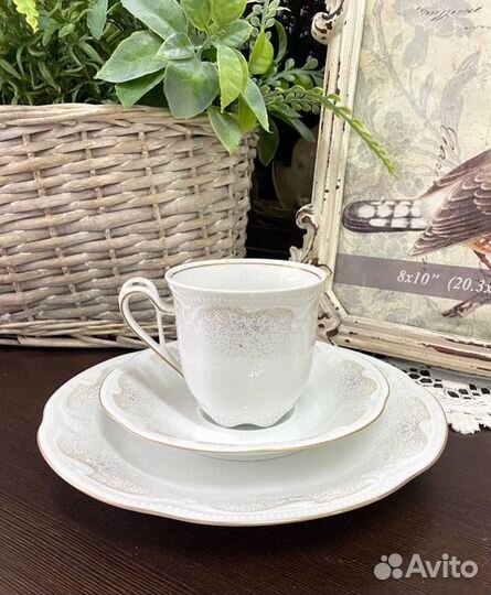 Нежный чайный сервиз от Königl.pr.Tettau