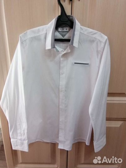 Рубашка белая подростковая