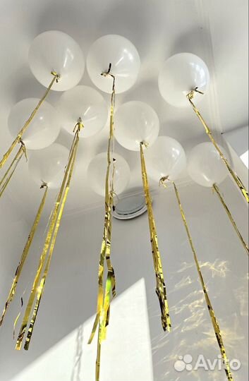 Воздушные шары под потолок - парнас (доставка)