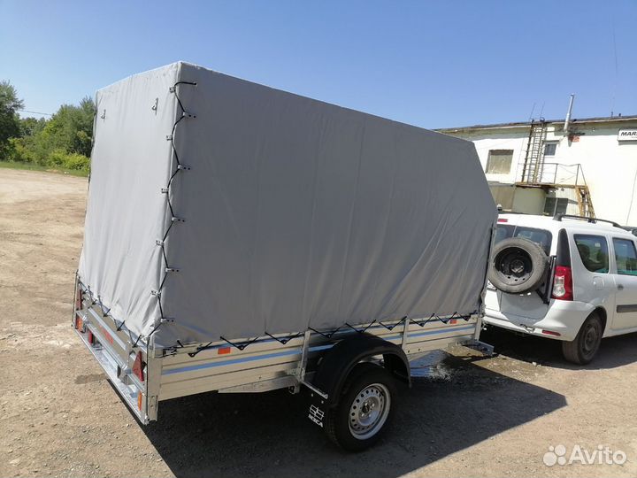 Прицеп 03.022 с тентом аэро 150 см. Доставим по РФ