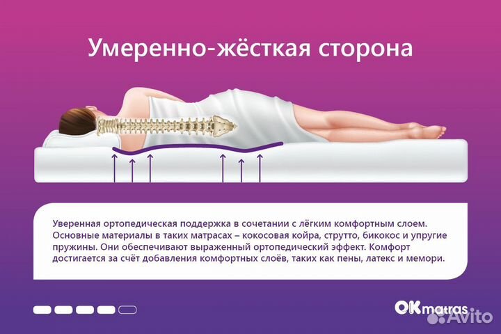 Матрас Sleeptek Lux FoamStrong Cocos 90х200 см