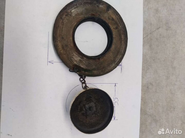 Душник латунь номерные царизм и медаль