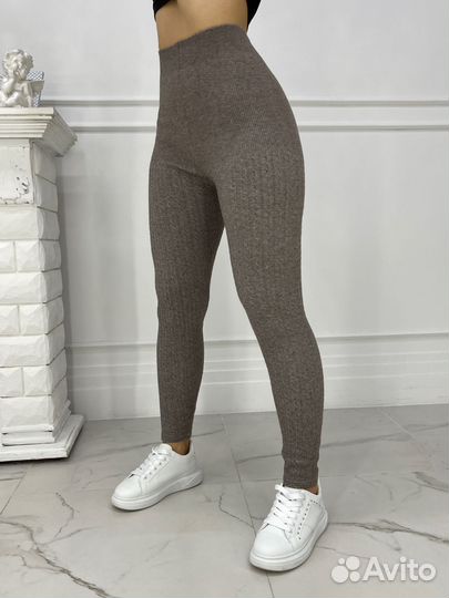 Леггинсы женские тёплые зимние размер XL 2XL 3XL