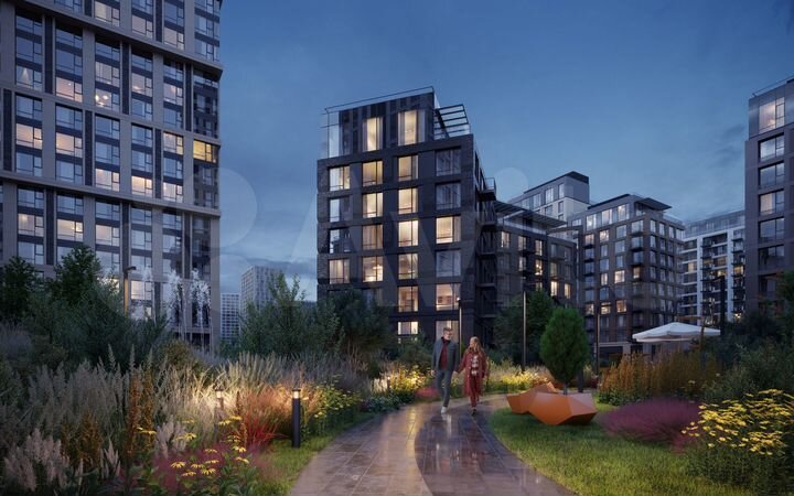 Квартира-студия, 51,1 м², 1/19 эт.