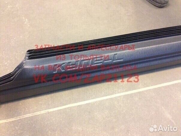 Накладки на пороги 12 купе(21123) тюн-купеL