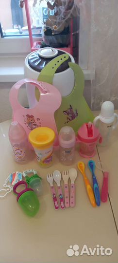 Поильники/ложки/ниблеры/фартуки