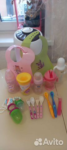 Поильники/ложки/ниблеры/фартуки