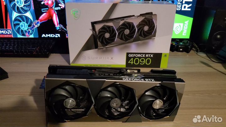 Видеокарта MSI Geforce Rtx 4090 suprim x 24gb