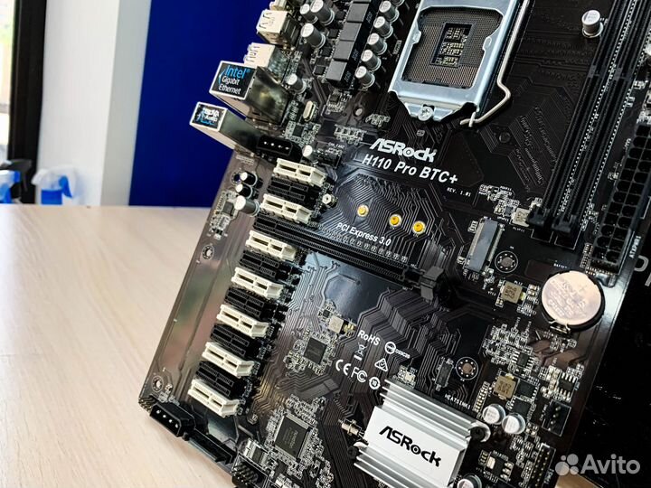 Материнская плата ASRock H110 Pro BTC+ LGA1151