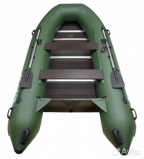 Надувная лодка gladiator B370 В зеленом цвете