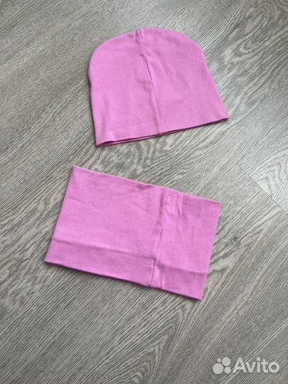 Шапка и снуд для девочки осень, 48-50 (2-3 года)