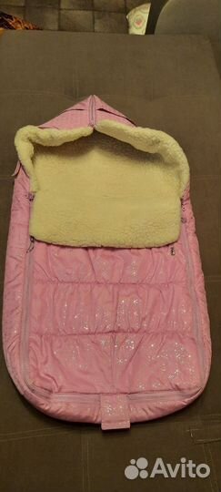 Зимний конверт в прогулочную коляску