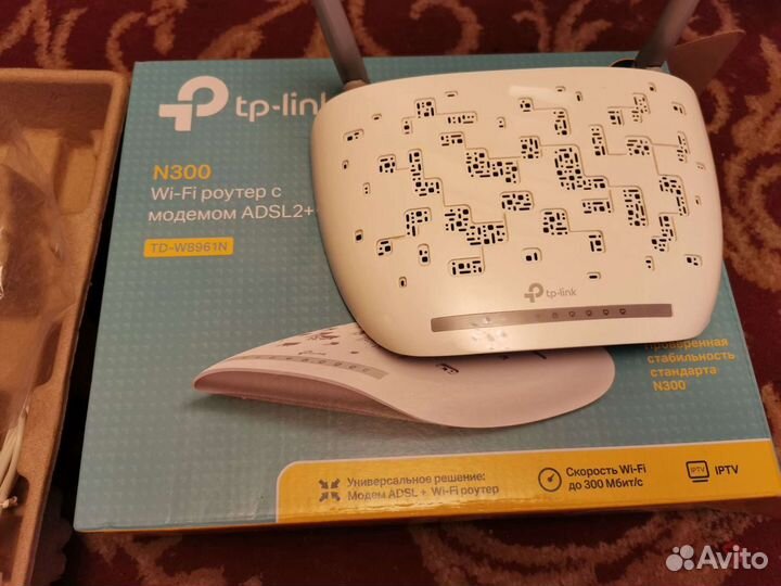 Adssl2+ маршрутизатор TP-link TD-W8961N