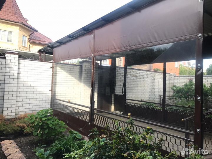 Мягкие окна для навесов, гаражей, беседок, террас