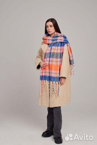 Палантин шарф женский теплый платок