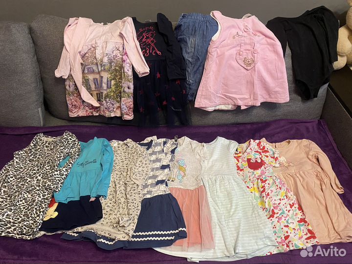 Вещи пакетом на девочку 86 92 98