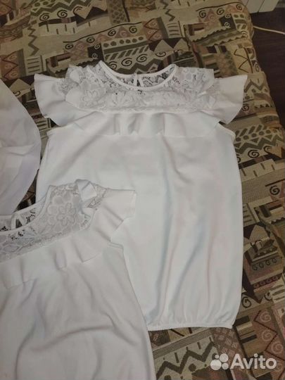 Белые блузки для школы