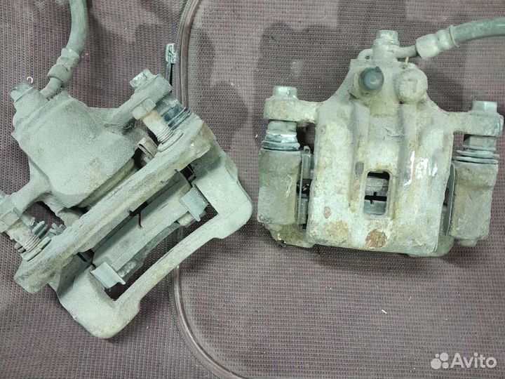 Kia sportage 3 задние суппорта с накладками