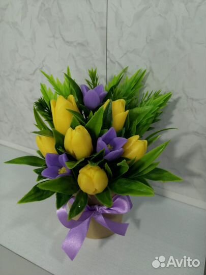 Мыло ручной работы букеты