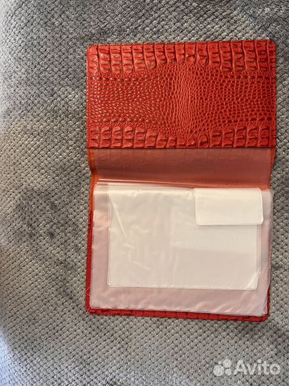 Обложка для документов натуральная кожа