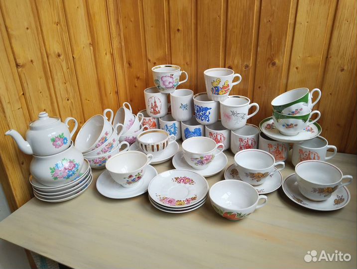 Чашки, бокалы, посуда СССР