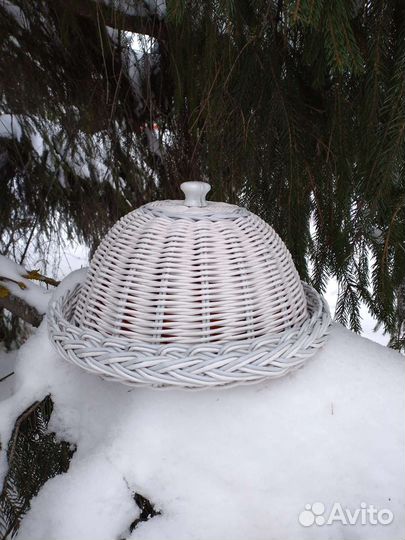 Плетёная хлебница