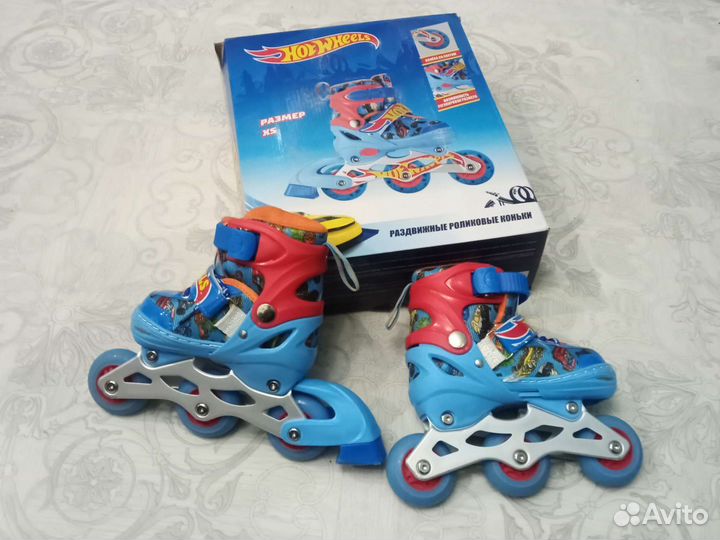 Роликовые коньки детские раздвижные