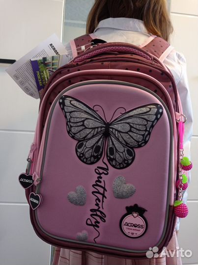 Ортопедический рюкзак для девочки 1 класс