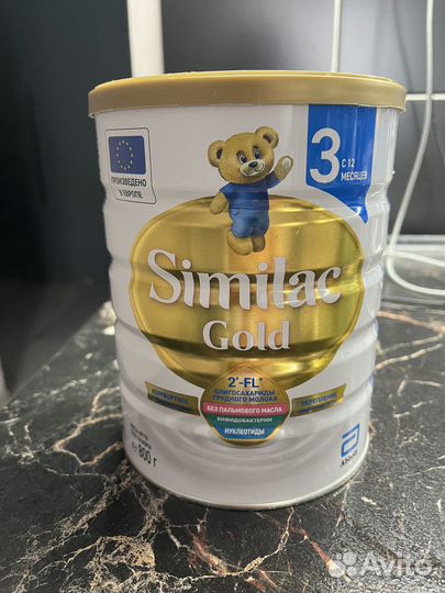 Детская смесь similac gold 3