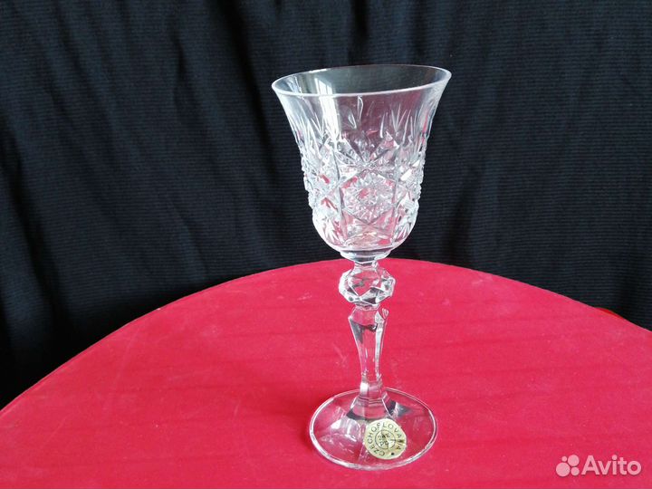 Фужеры хрустальные СССР. Высота 18смбронь