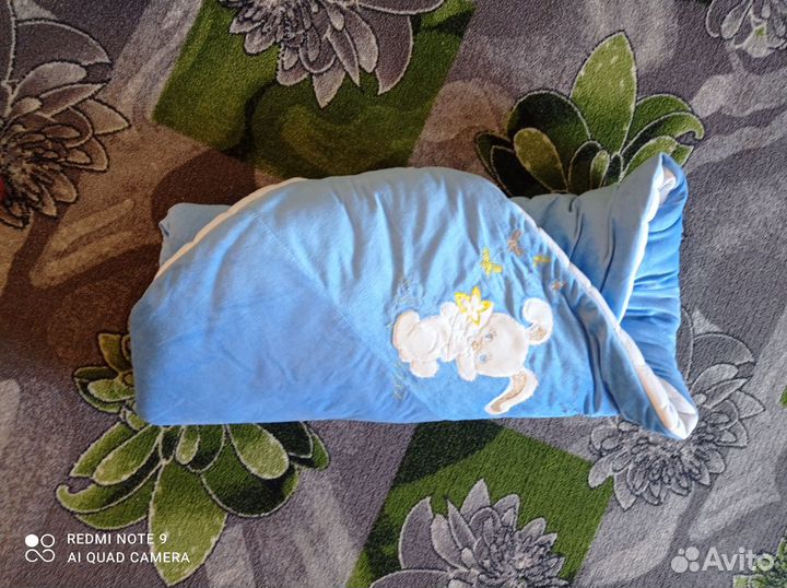 Конверт на выписку для мальчика зимний