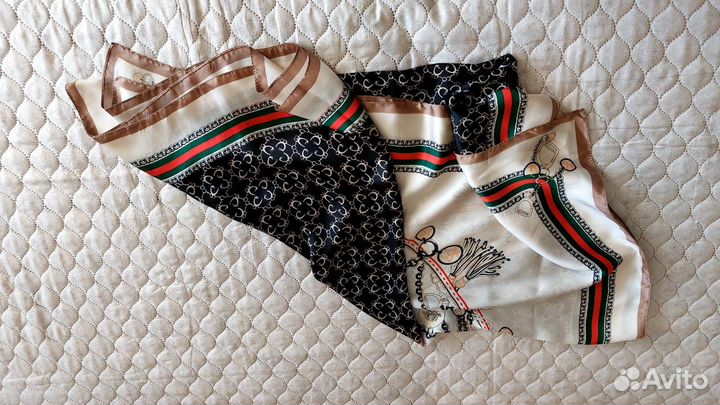 Натуральный шелк, палантин