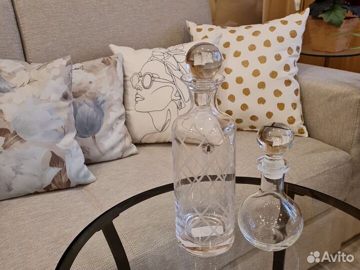 Штоф, фужеры, стаканы икея